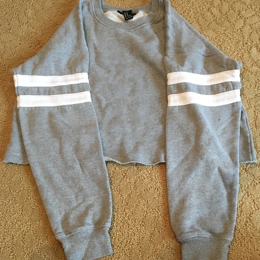 Cropped Varsity Sweatshirt